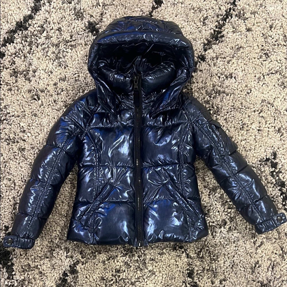 S13 Girls Kids Navy Puffer Jacket